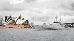 warship sydney opera house Australia Sydney military vehicle