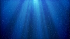 water bubbles artwork blue