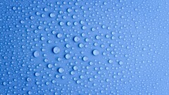 water drops blue background texture