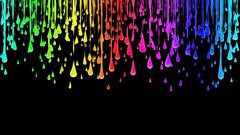 water drops spectrum colorful artwork gradient