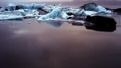 water ice cold Arctic nature Desktopography