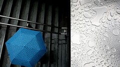 water umbrella rain stairs national geographic urban blue wet