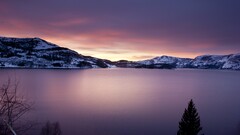 water winter Lake nature sky outdoors Norway