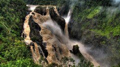 waterfall barron falls Australia landscape nature