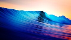 waves Sea water colorful sky