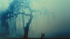 weeping willow Trees Women Men landscape