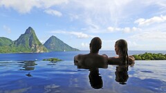 wet Men Women swimming pool