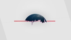 white abstract cityscape artwork Minimalism Simple Background