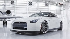 white cars Car vehicle nissan gt-r front angle view