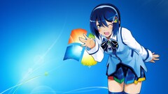 windows 7 anime girls madobe nanami os-tan