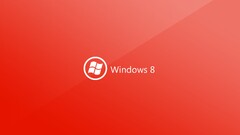 windows 8 microsoft windows red background logo gradient