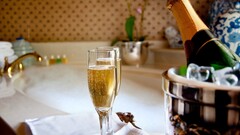 wine Champagne bath alcohol bathroom