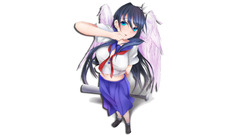 wings baseball bats anime girls Anime