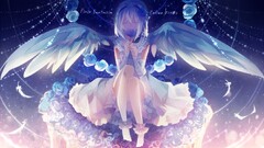 wings rose pixiv fantasia anime girls Anime