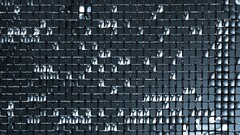 wireframe square water drops Simple Background grid digital art