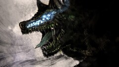 wolf creature digital art fantasy art