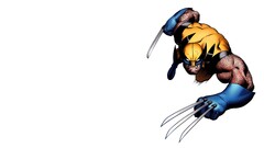wolverine white background marvel comics