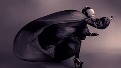 Women high heels model sepia