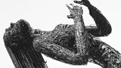 Women metal sculpture psychedelic