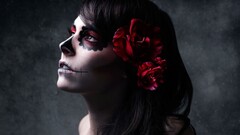 Women Sugar Skull skull artwork fantasy art photography Gothic