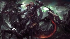 Women warrior artwork concept art fantasy art dragon elves