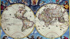 world map artwork History