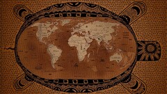 world map artwork Map
