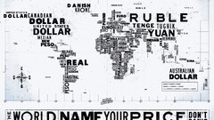 world map currency Map