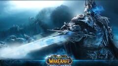 world of warcraft PC gaming sword fantasy art blue cyan