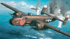 World War II military aircraft Aircraft Mitchell b-25 bomber