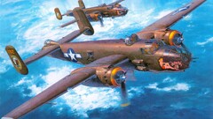 World War II military aircraft Aircraft Mitchell b-25 vehicle