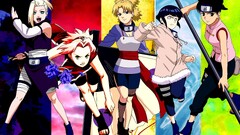 yamanaka ino haruno sakura temari hyuuga hinata tenten panels