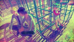 yotsubato Anime playground anime girls anime boys