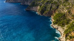 Zakynthos Greece Sea cliff landscape nature sky